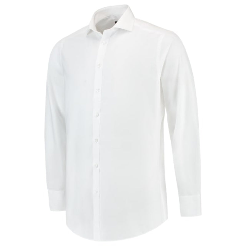Fitted Stretch Shirt - white