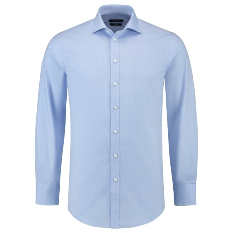Fitted Stretch Shirt - blue
