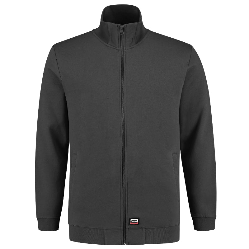 Sweat Jacket Washable 60 °C - dark gray
