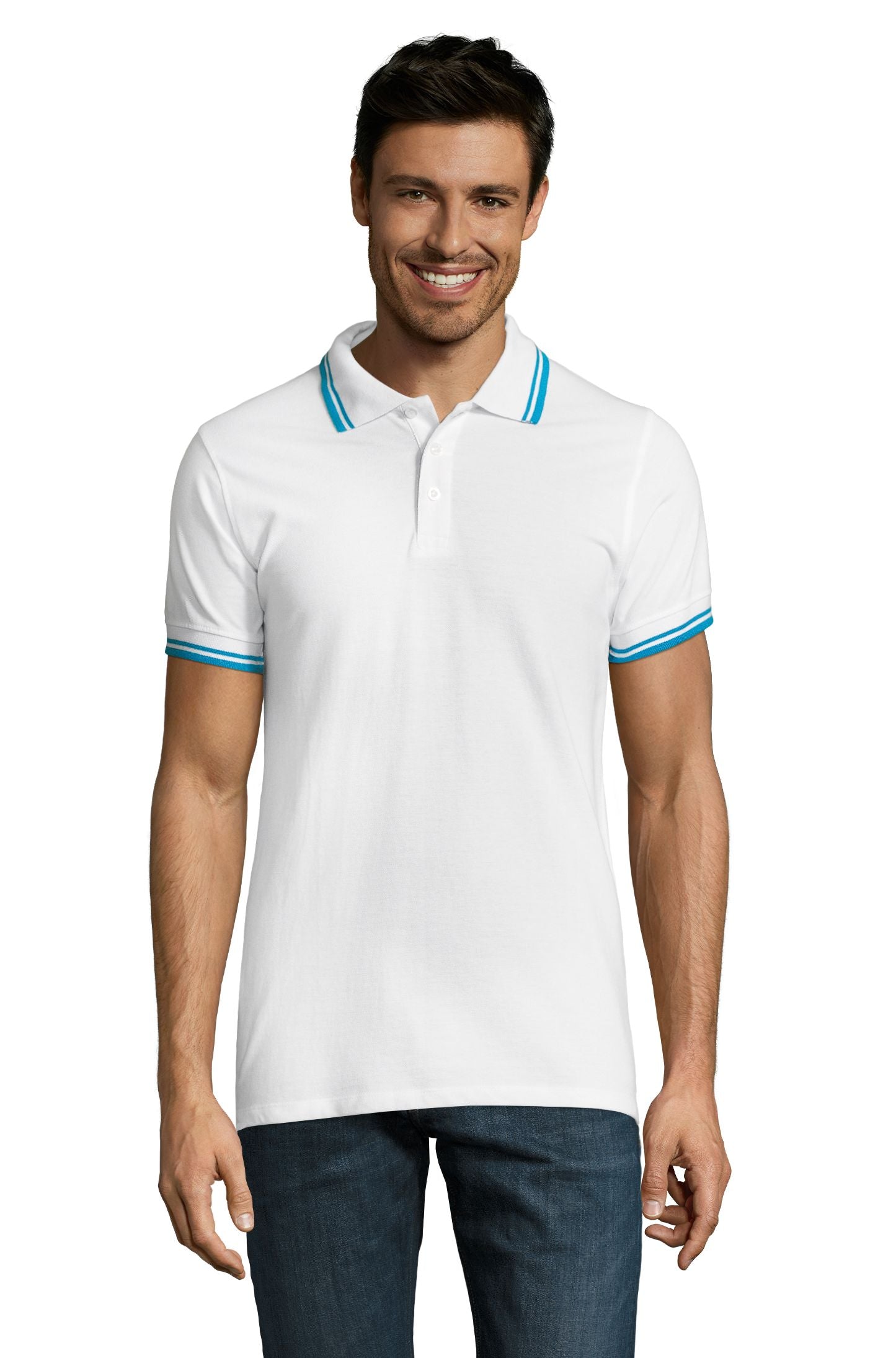 SOL'S PASADENA MEN - Blanco / Aqua