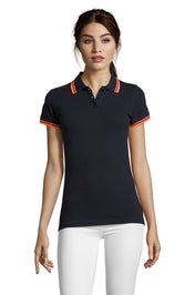 SOL'S PASADENA WOMEN - French Marino / Naranja fluor