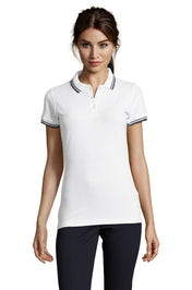 SOL'S PASADENA WOMEN - Blanco / Azul marino