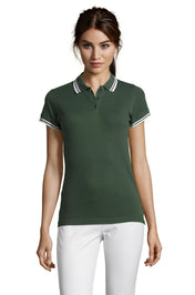SOL'S PASADENA WOMEN - Verde bosque / Blanco