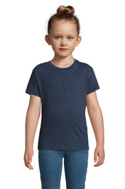 SOL'S REGENT FIT KIDS - Denim jaspeado