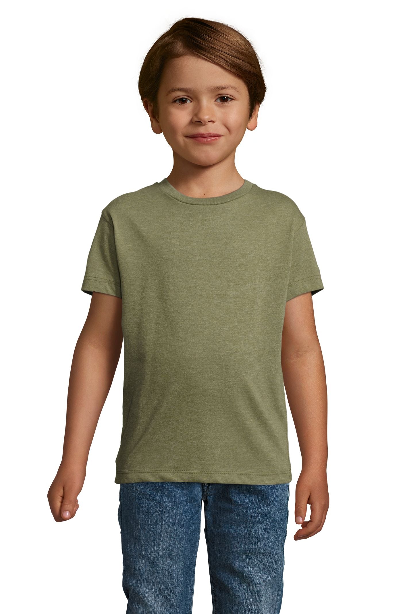 SOL'S REGENT FIT KIDS - Caqui jaspeado