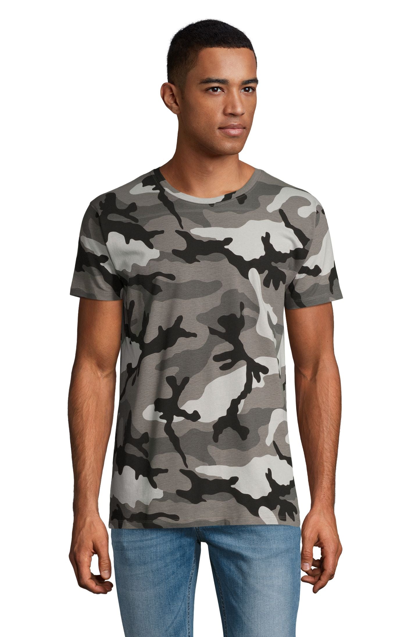 SOL'S CAMO MEN - Camuflaje gris