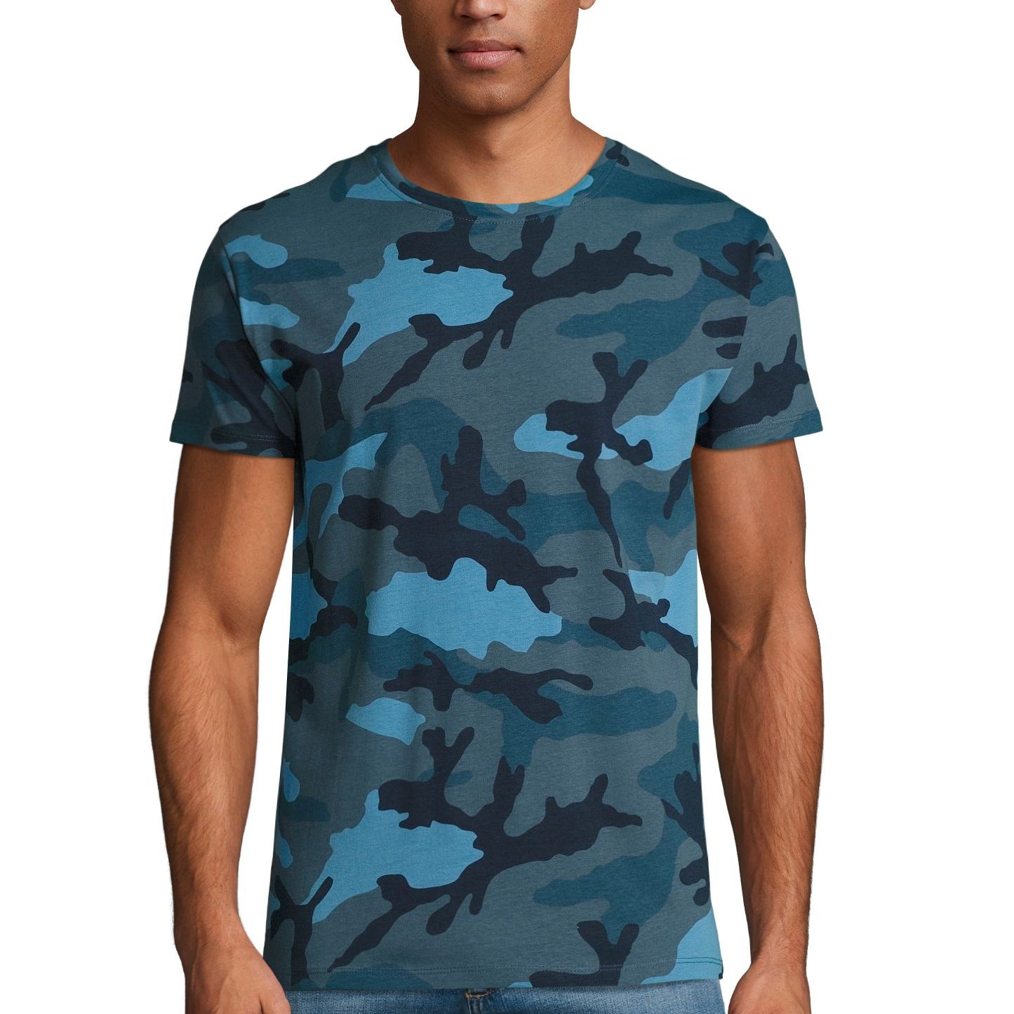 SOL'S CAMO MEN - Camuflaje azul