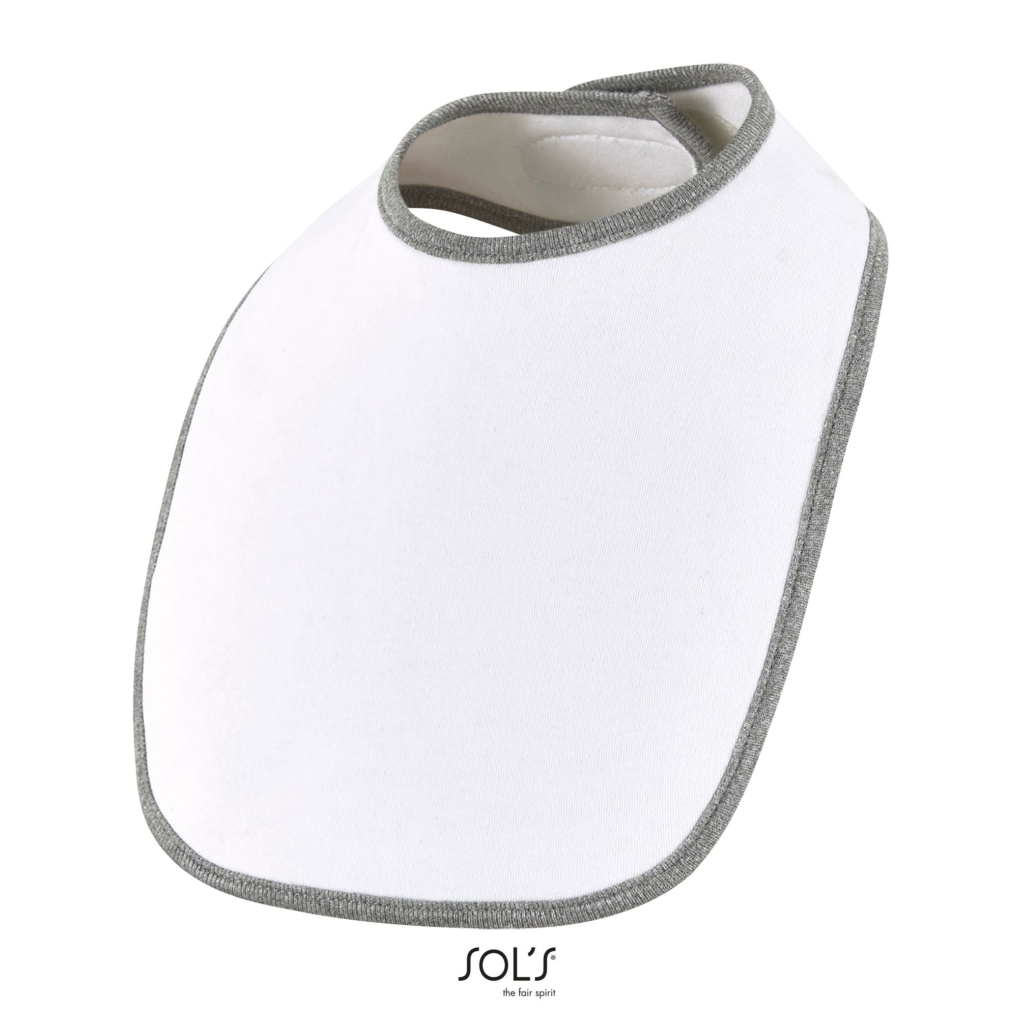 SOL'S BABIB - Blanco / Gris mezcla