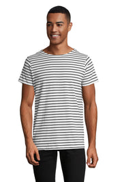 SOL'S MILES MEN - Blanco / Azul marino