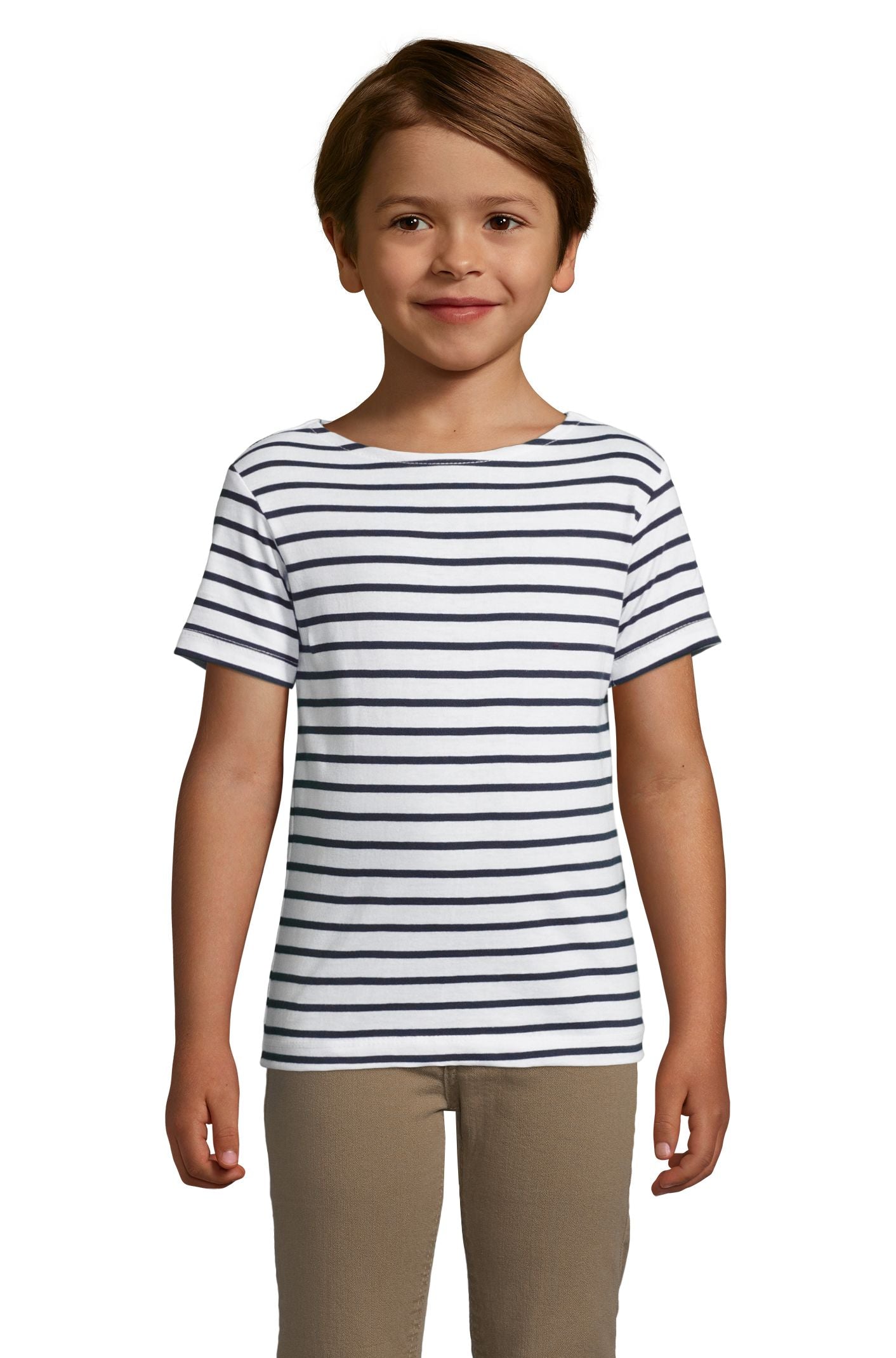 SOL'S MILES KIDS - Blanco / Azul marino