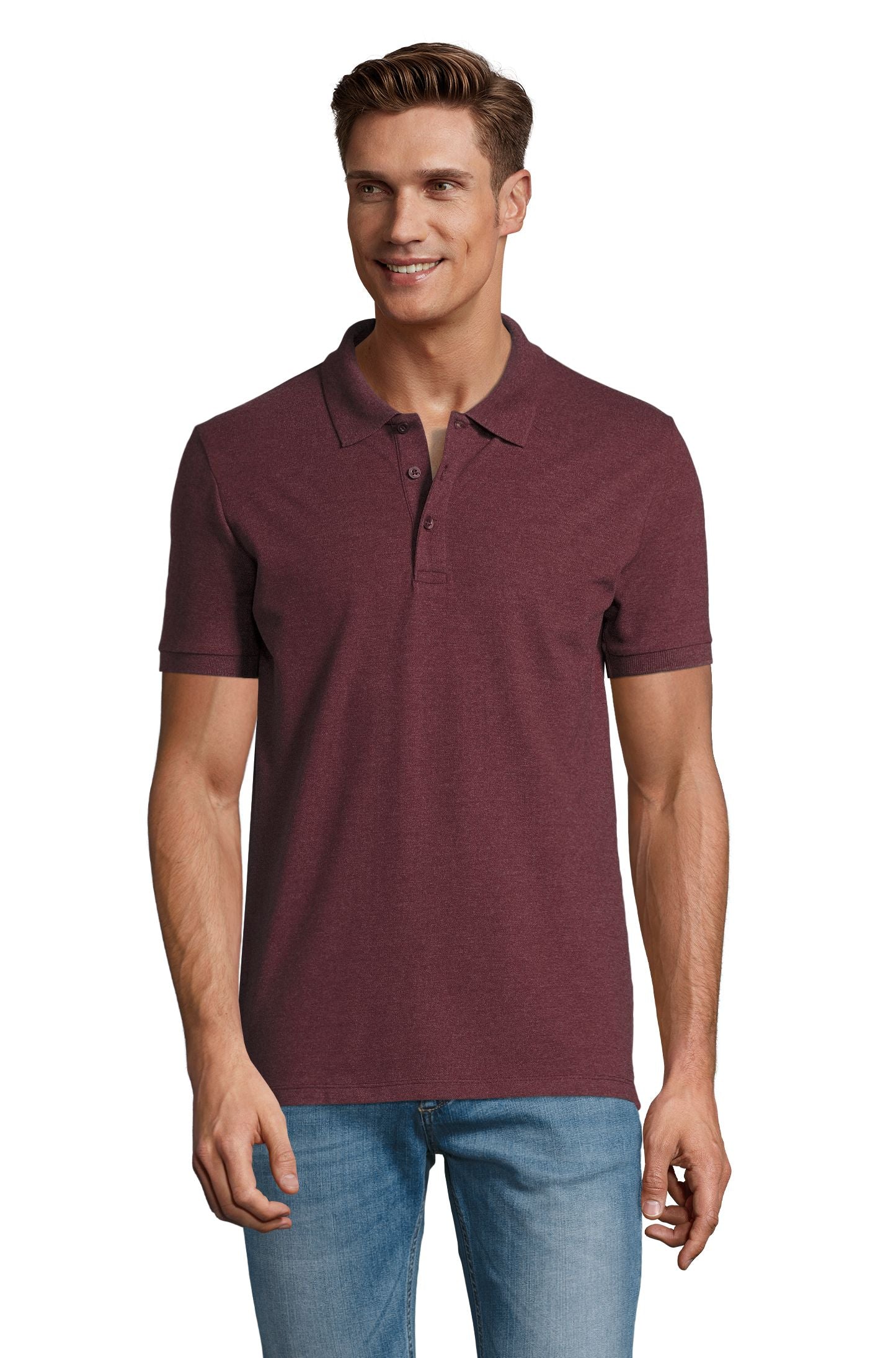 SOL'S PHOENIX MEN - Oxblood jaspeado