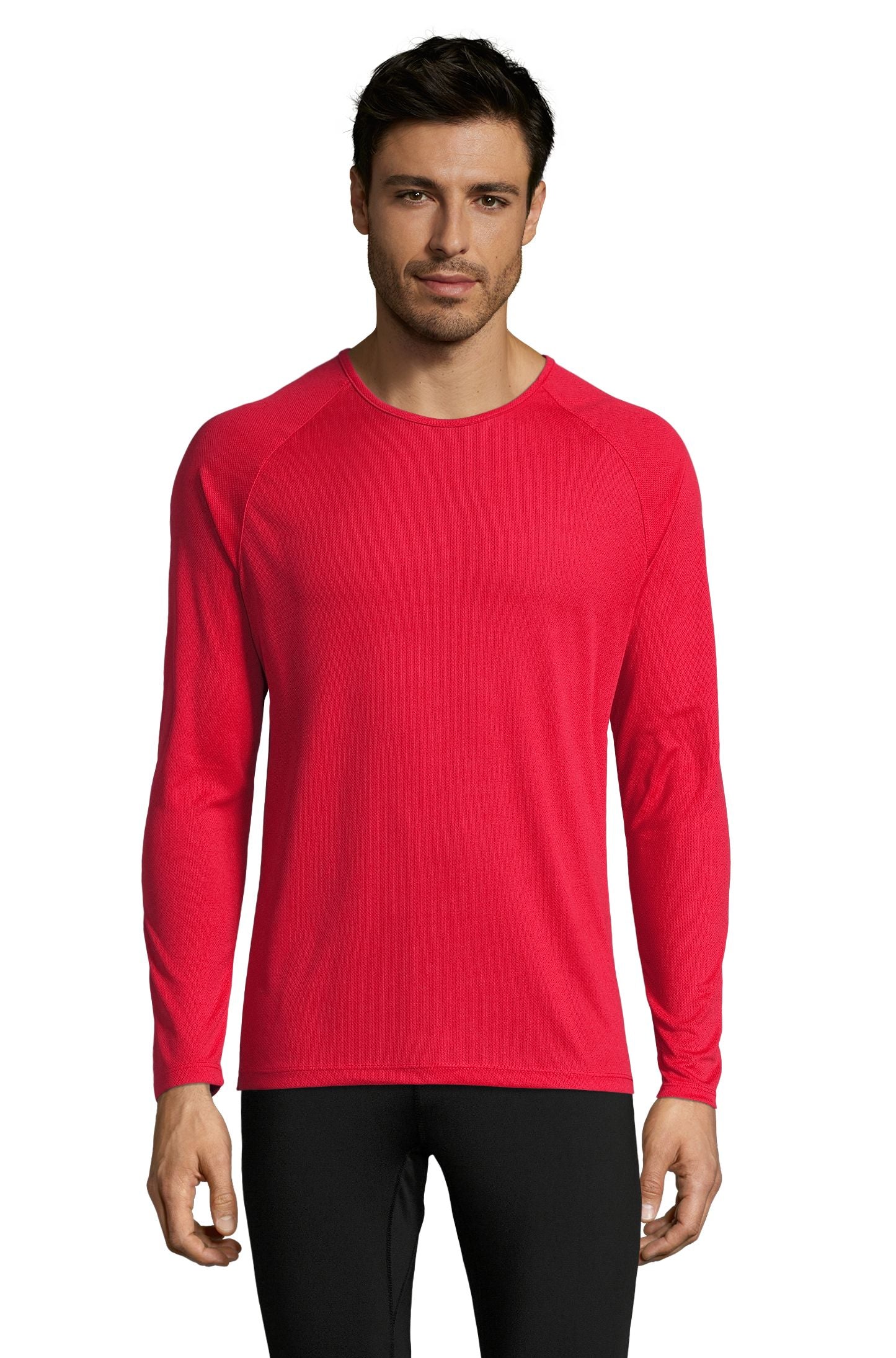 SOL'S SPORTY LSL MEN - Rojo