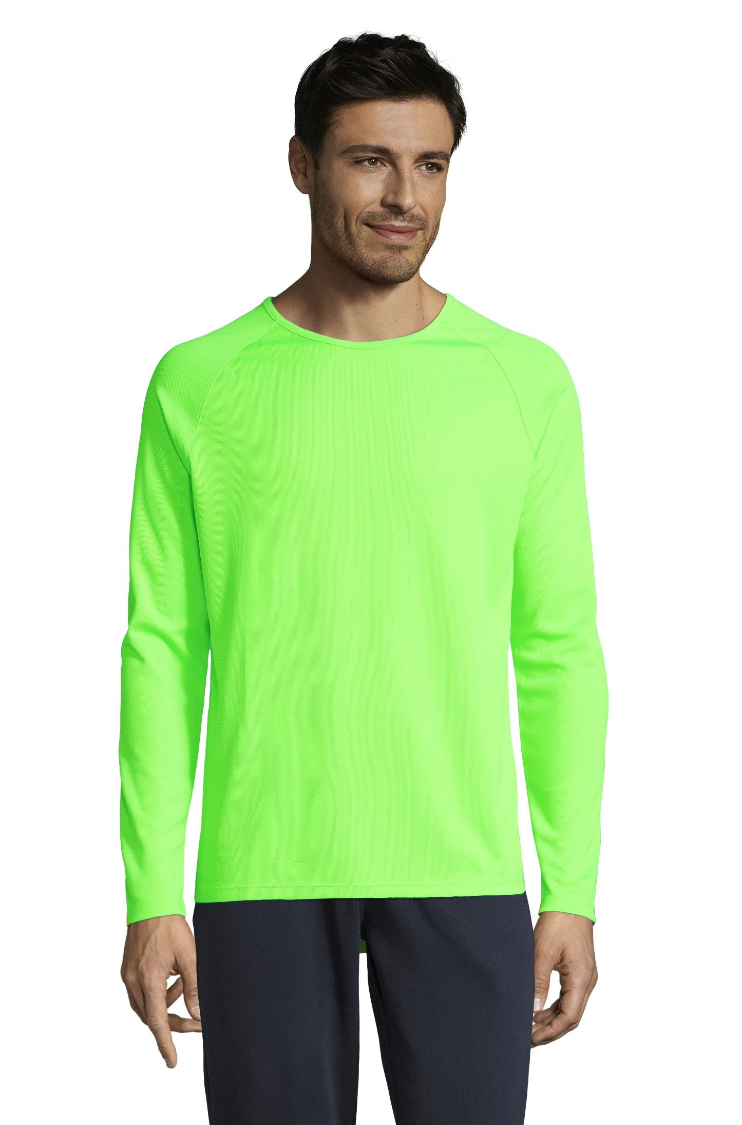 SOL'S SPORTY LSL MEN - Verde Neón