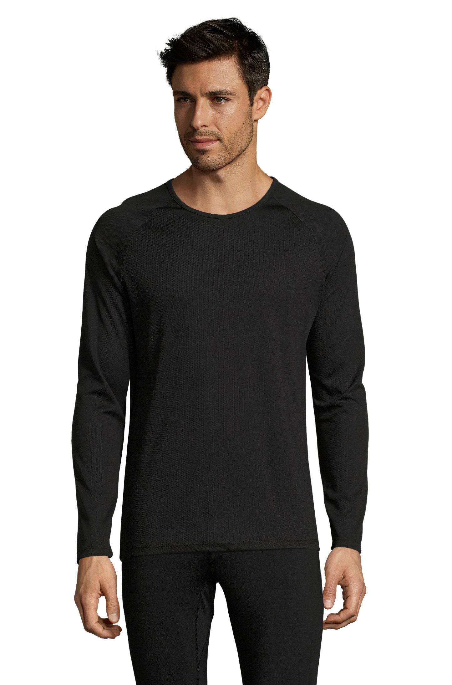 SOL'S SPORTY LSL MEN - Negro