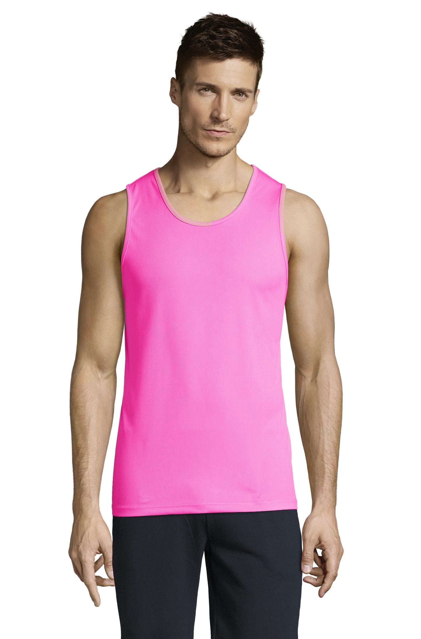 SOL'S SPORTY TT MEN - Rosa fluor 2