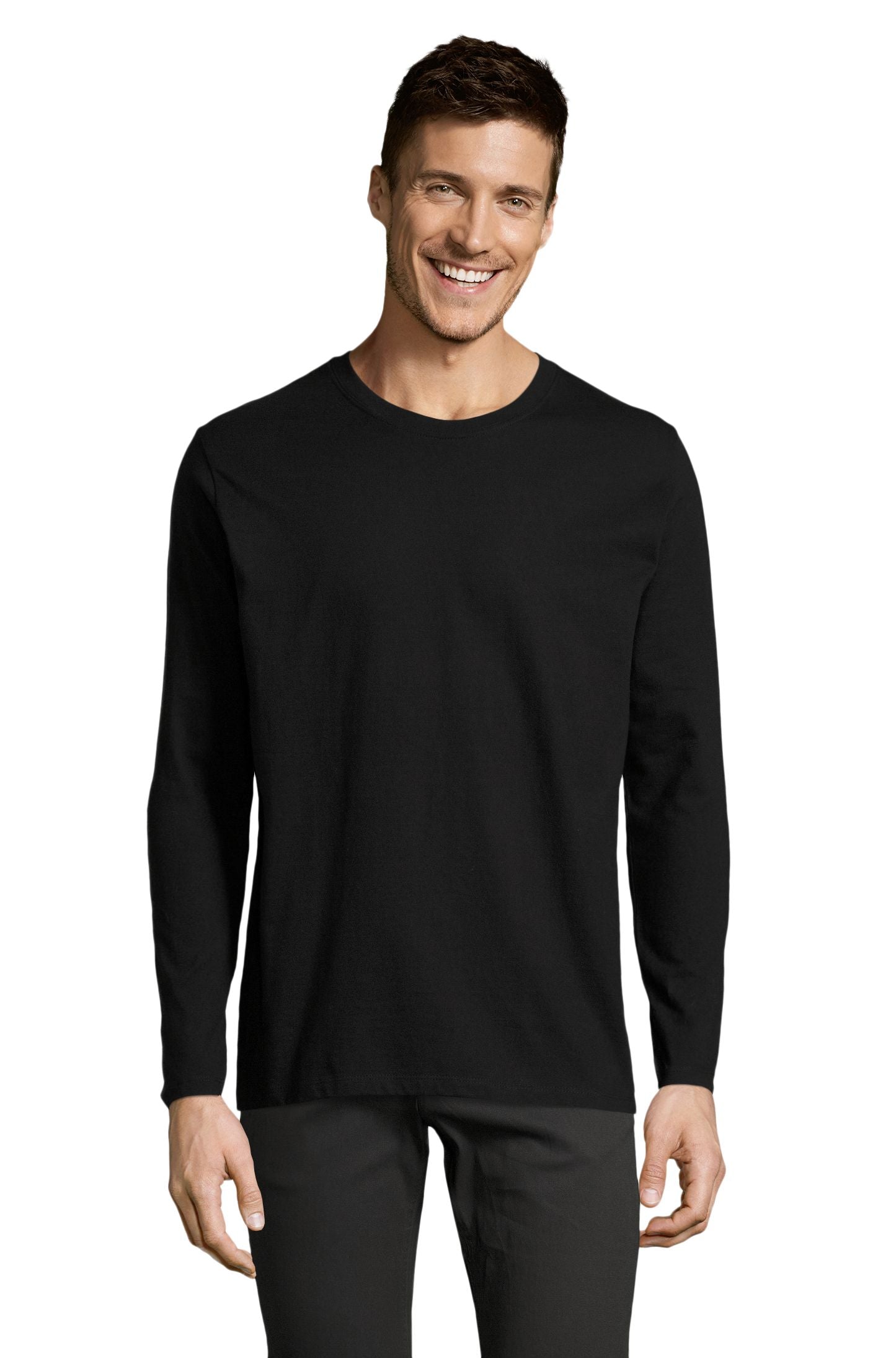 SOL'S Imperial LSL MEN - Negro profundo