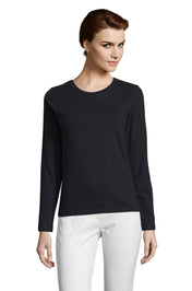 SOL'S Imperial LSL WOMEN - Negro profundo