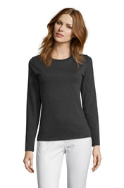SOL'S Imperial LSL WOMEN - Antracita mezcla