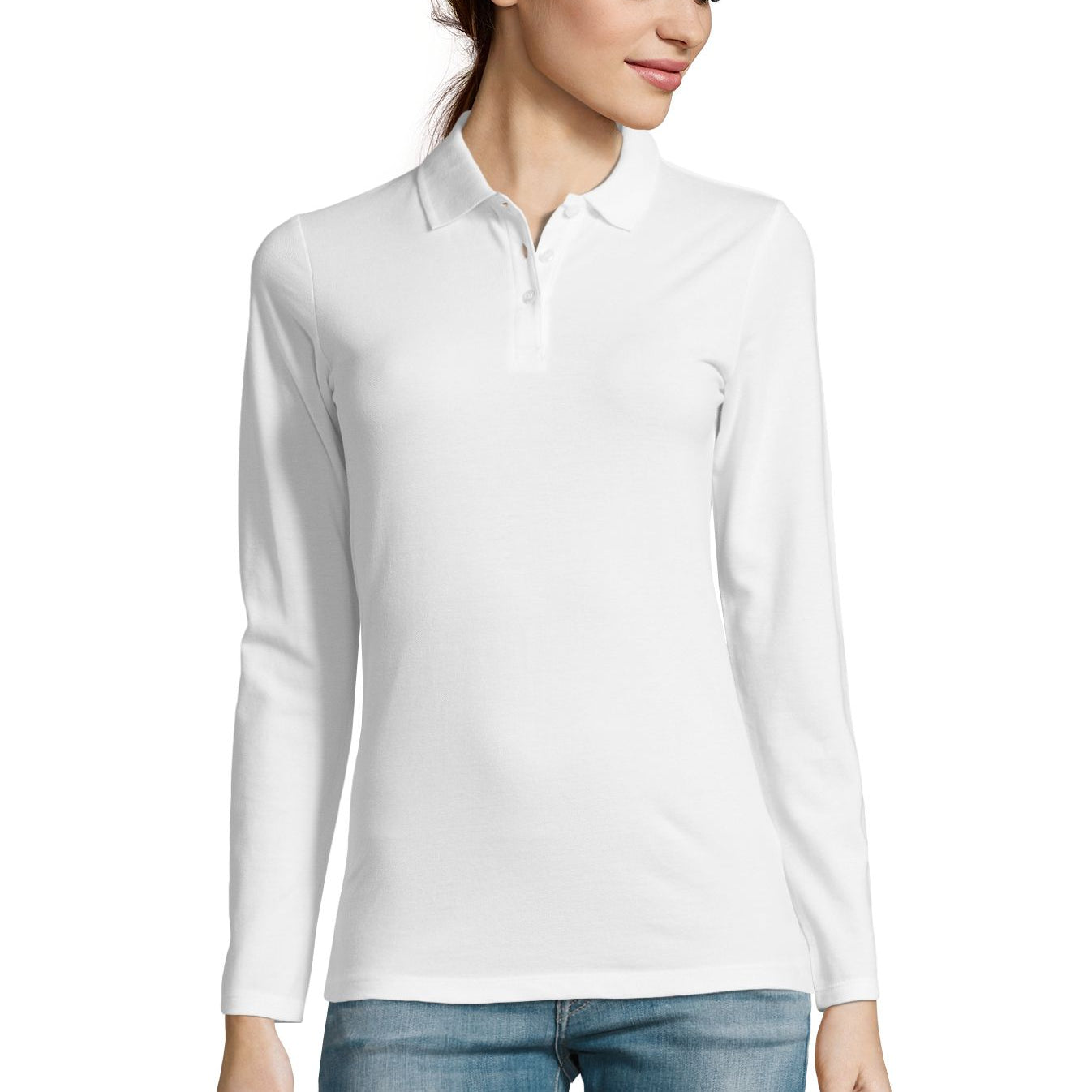 SOL'S PERFECT LSL WOMEN - Blanco