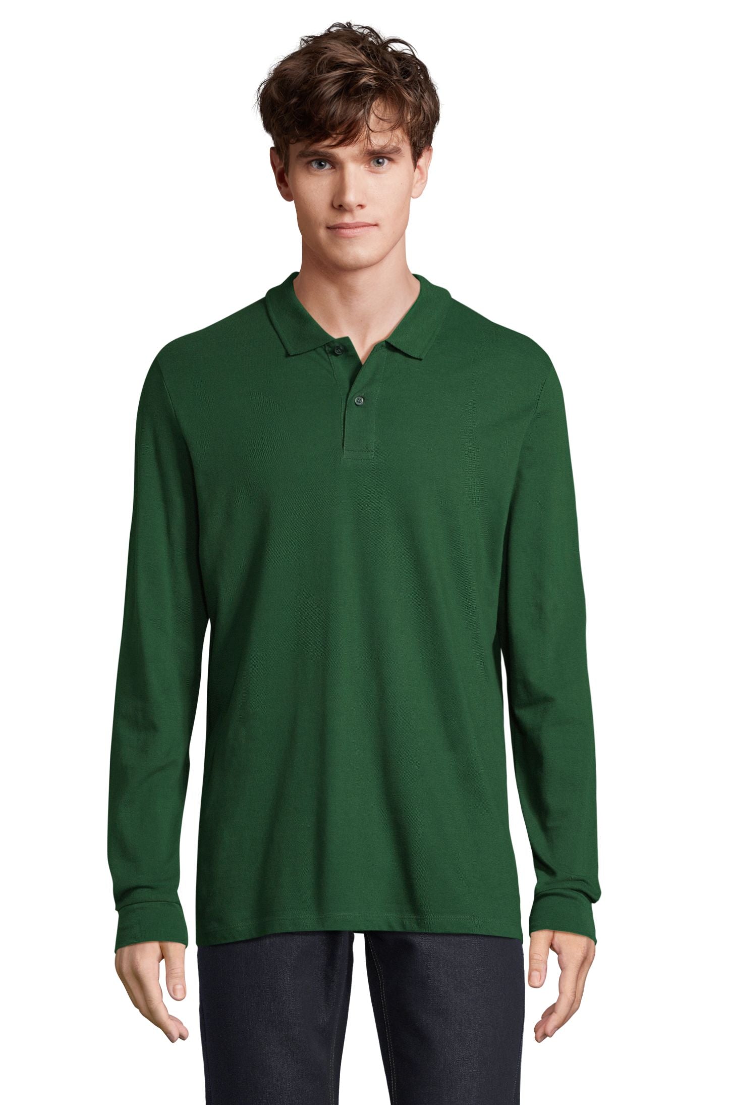 SOL'S PERFECT LSL MEN - Verde botella
