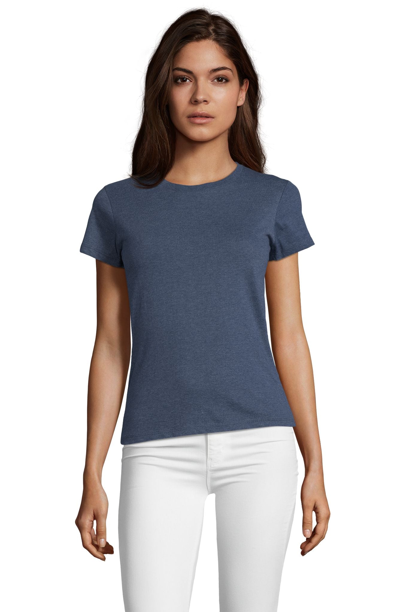 SOL'S REGENT FIT WOMEN - Denim jaspeado