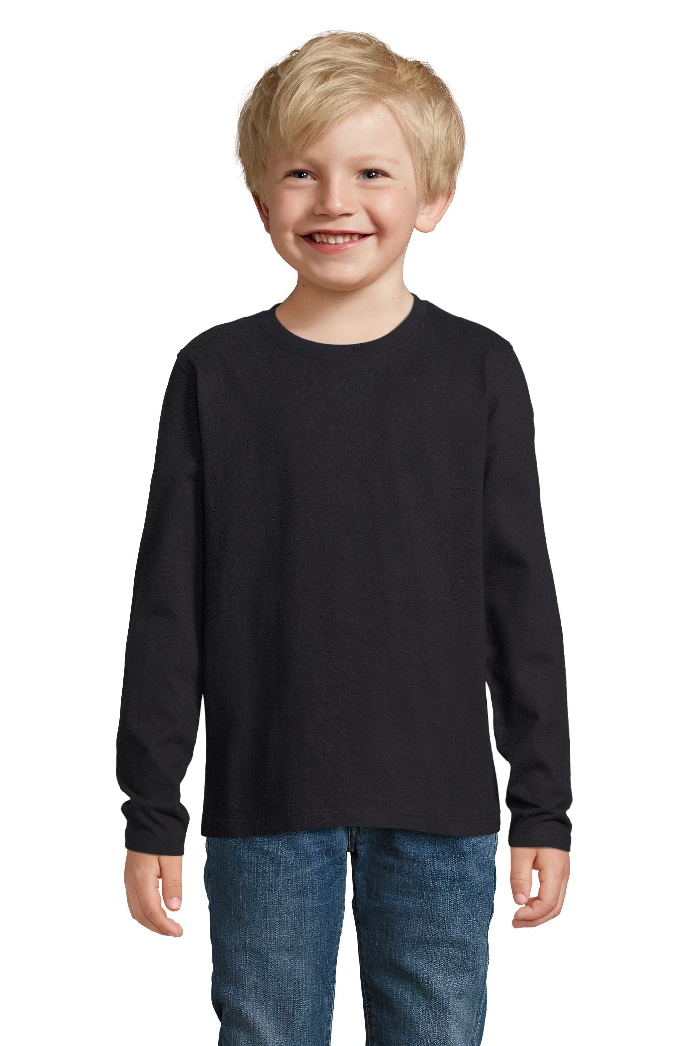 SOL'S Imperial LSL KIDS - Negro profundo