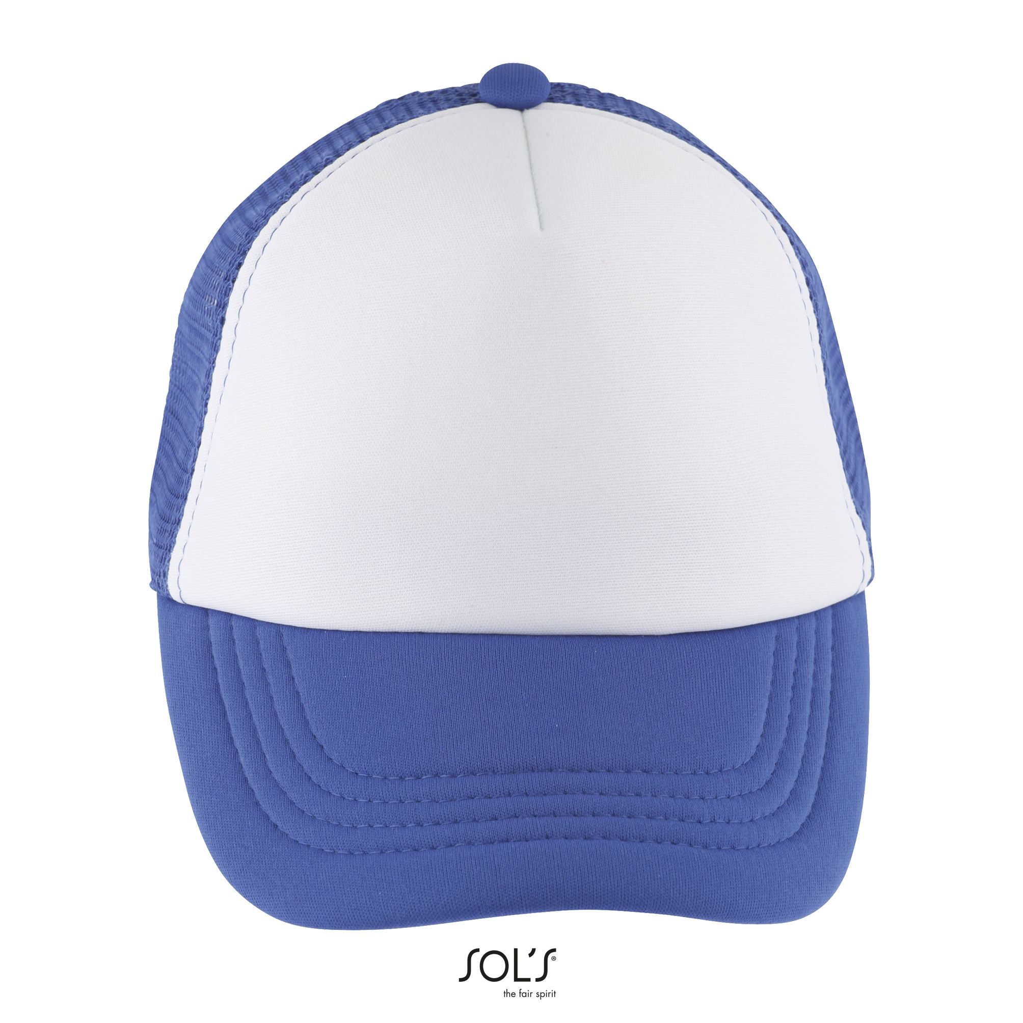 SOL'S BUBBLE KIDS - Blanco / Azul royal