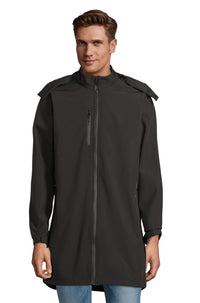 Men's Long Fleece-Lined Softshell Jacket | ACHILLE | 03793
