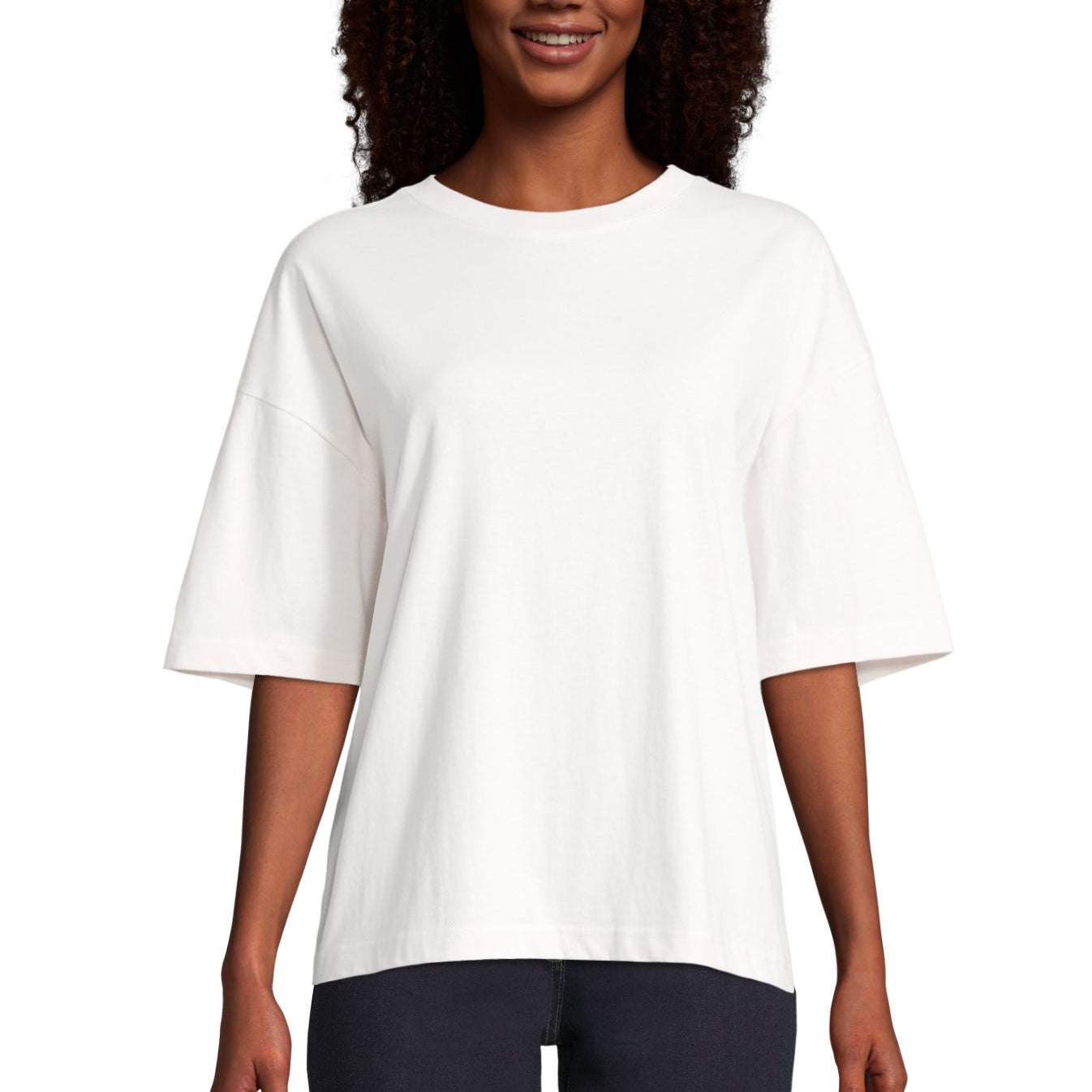 SOL'S BOXY WOMEN - Blanco hueso