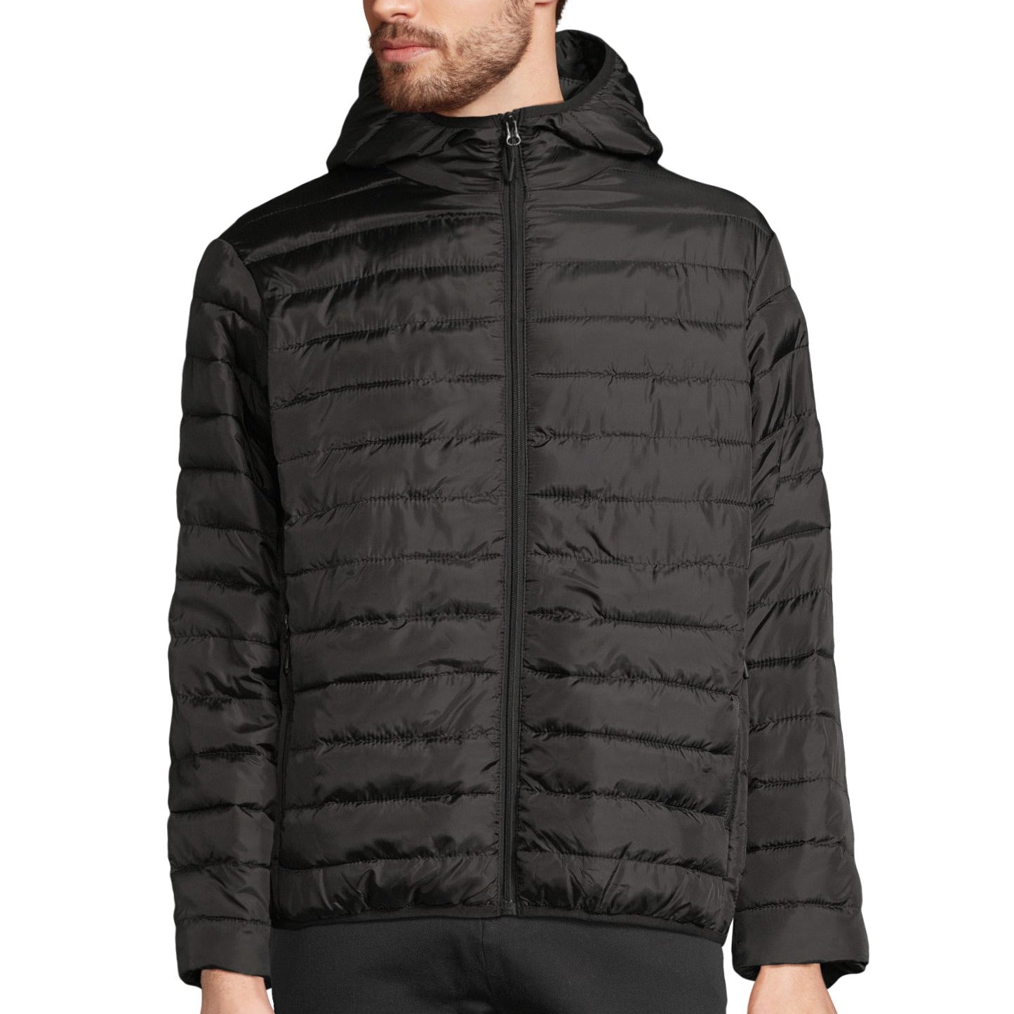 SOL'S STREAM HOODED MEN - Negro