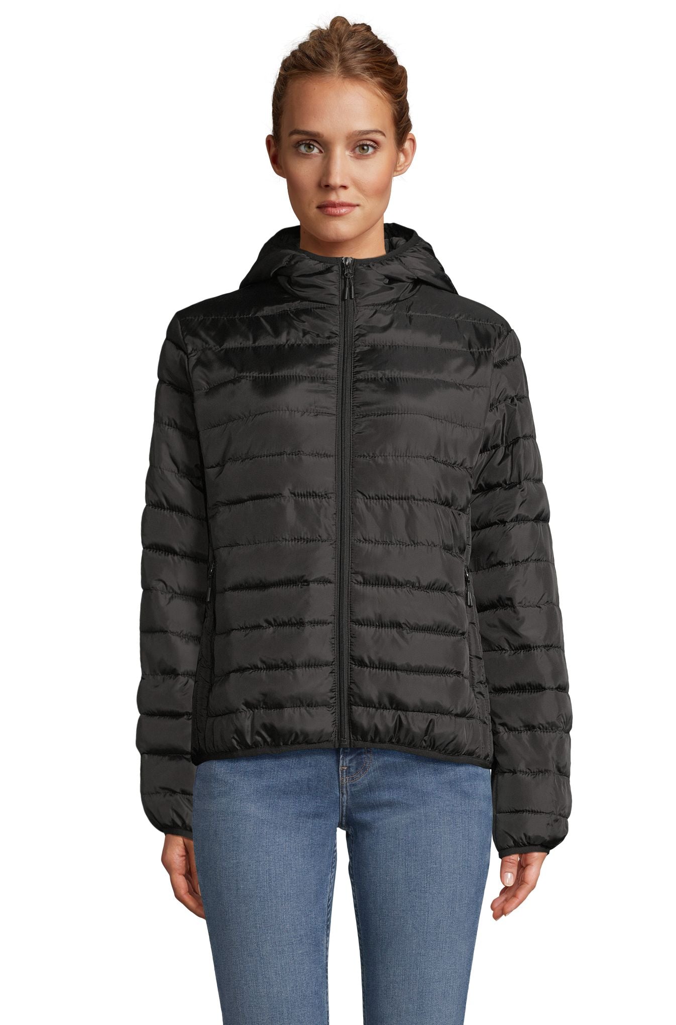 SOL'S STREAM HOODED WOMEN - Negro