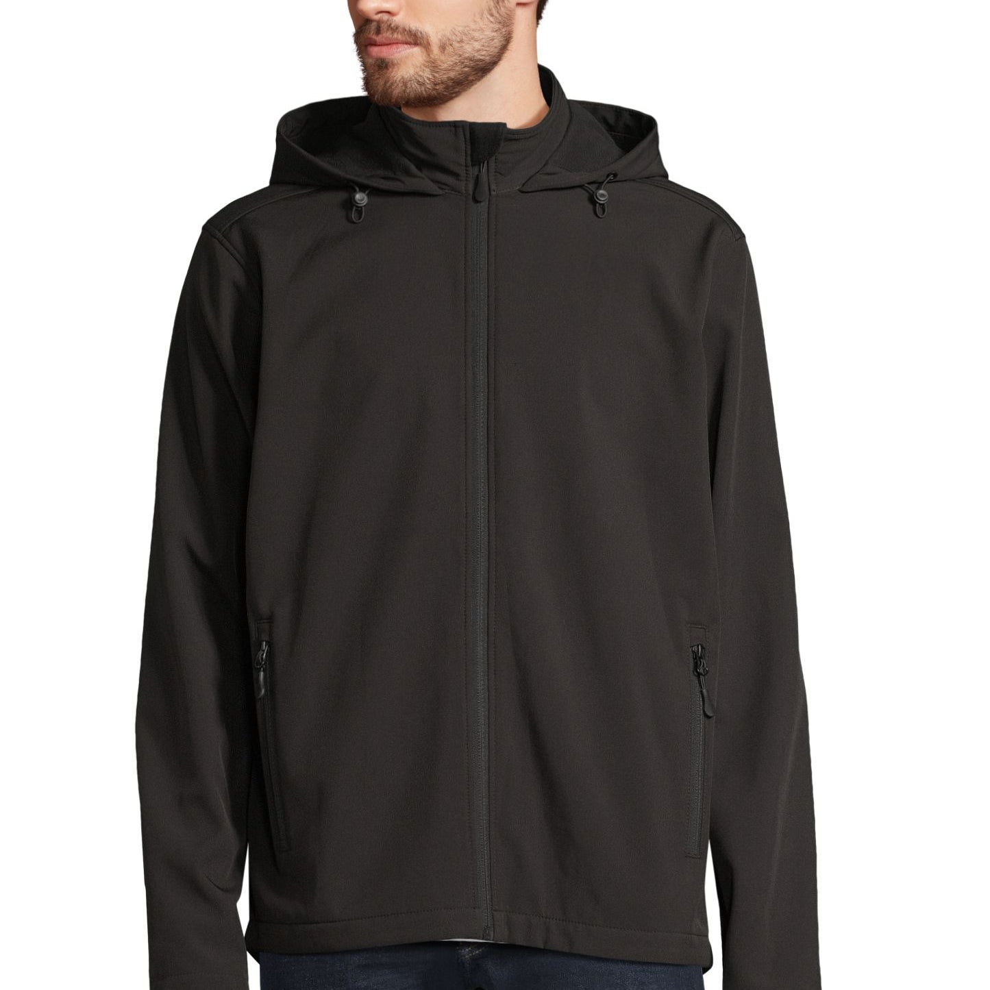 SOL'S RACE HOODED MEN - Negro