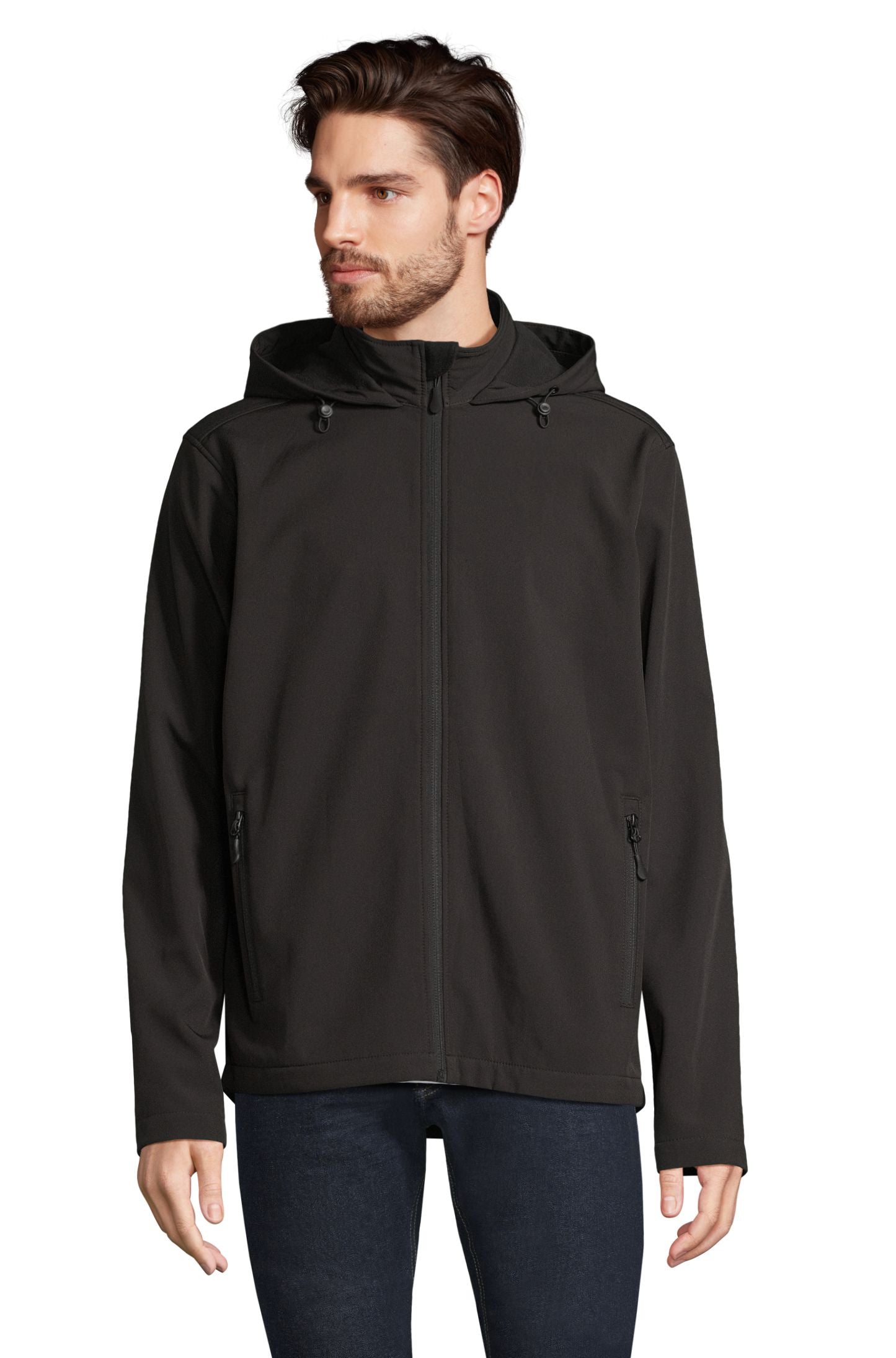 SOL'S RACE HOODED MEN - Negro
