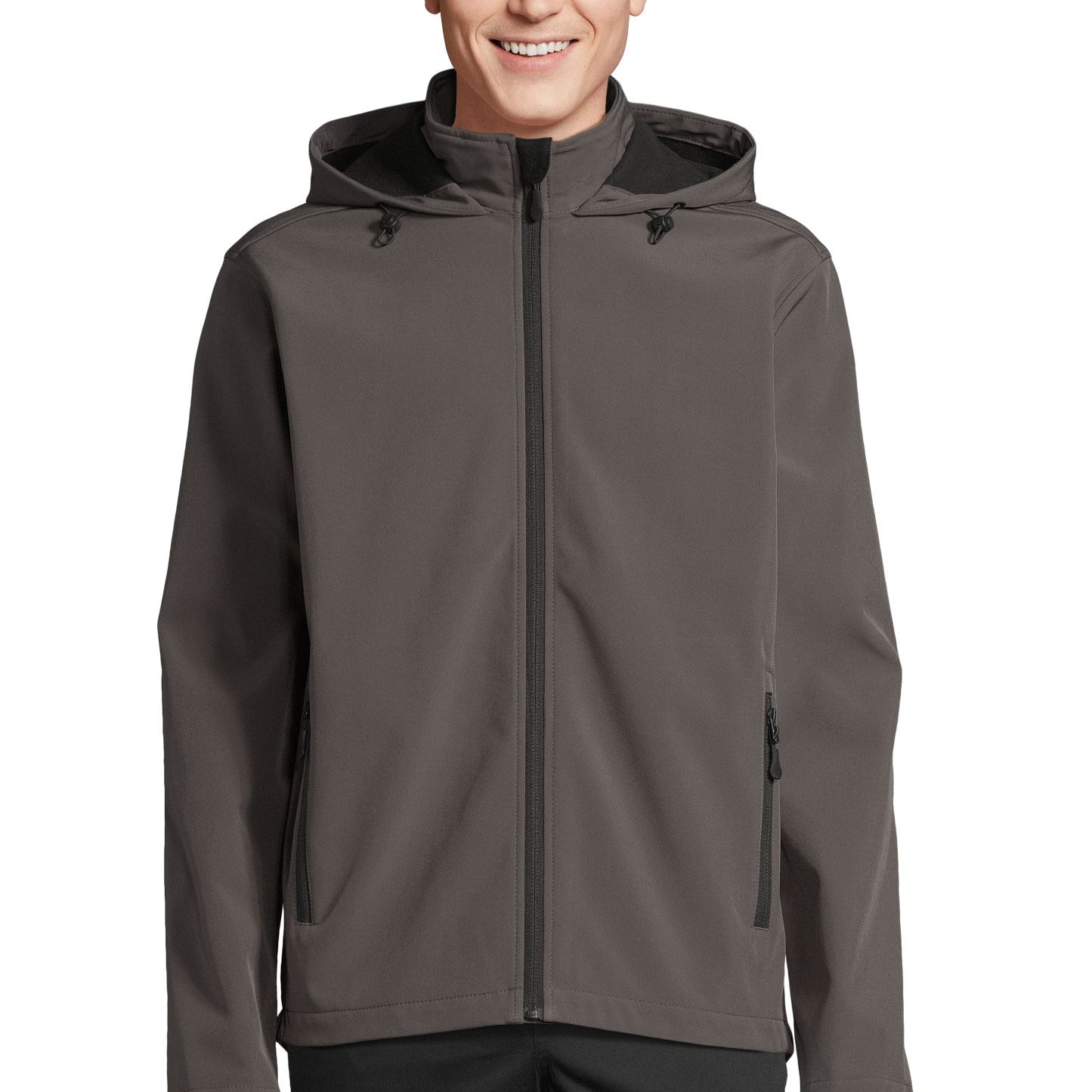 SOL'S RACE HOODED MEN - Antracita