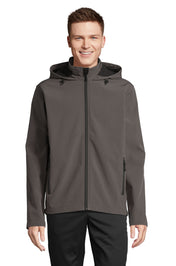 SOL'S RACE HOODED MEN - Antracita