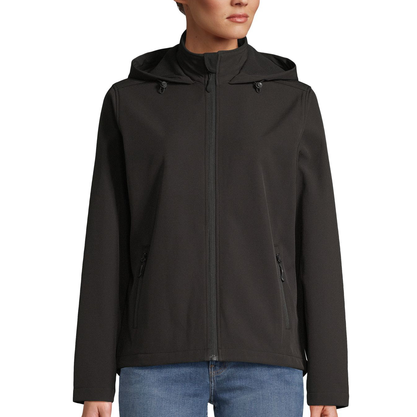 SOL'S RACE HOODED WOMEN - Negro