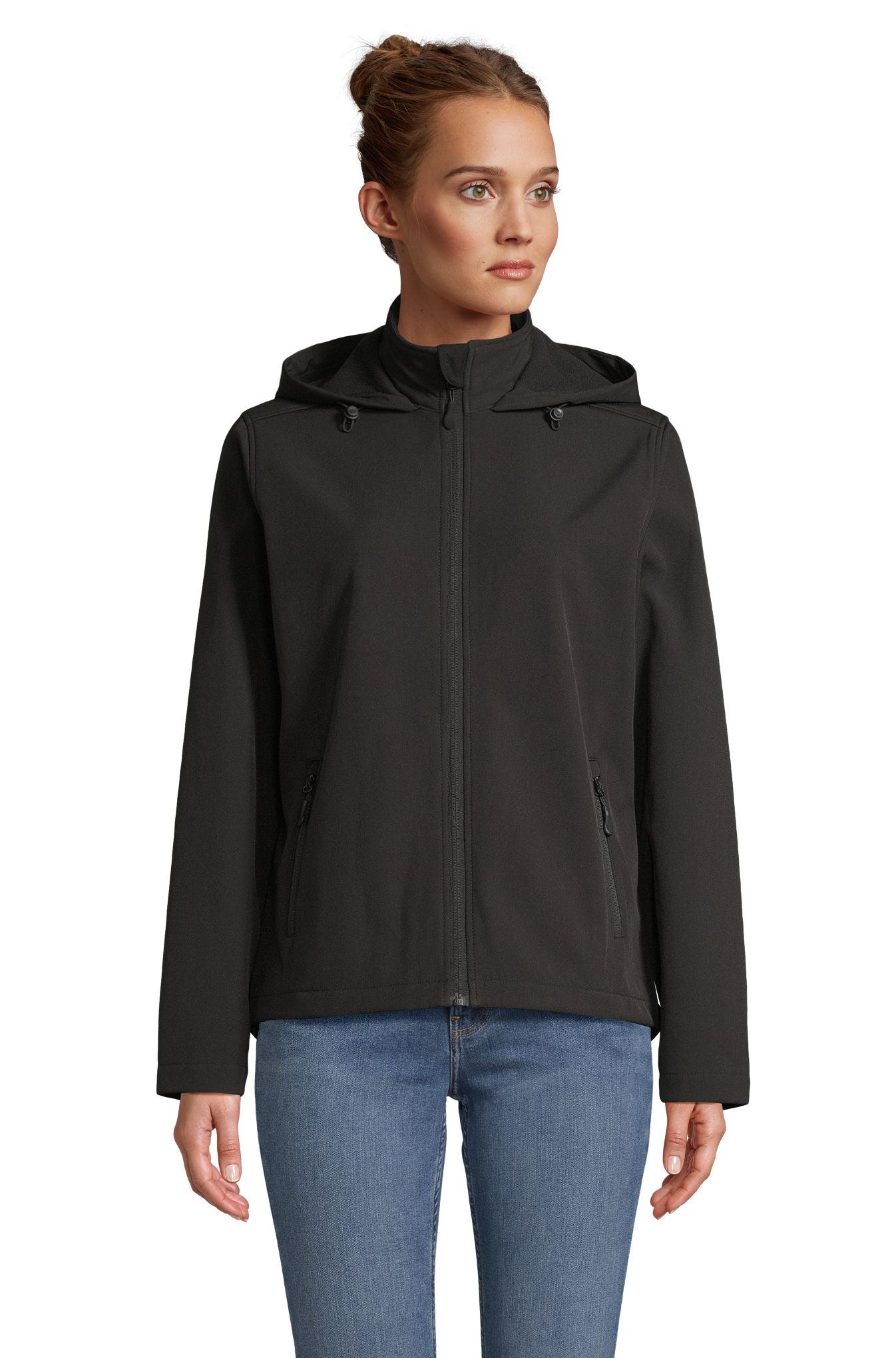 SOL'S RACE HOODED WOMEN - Negro
