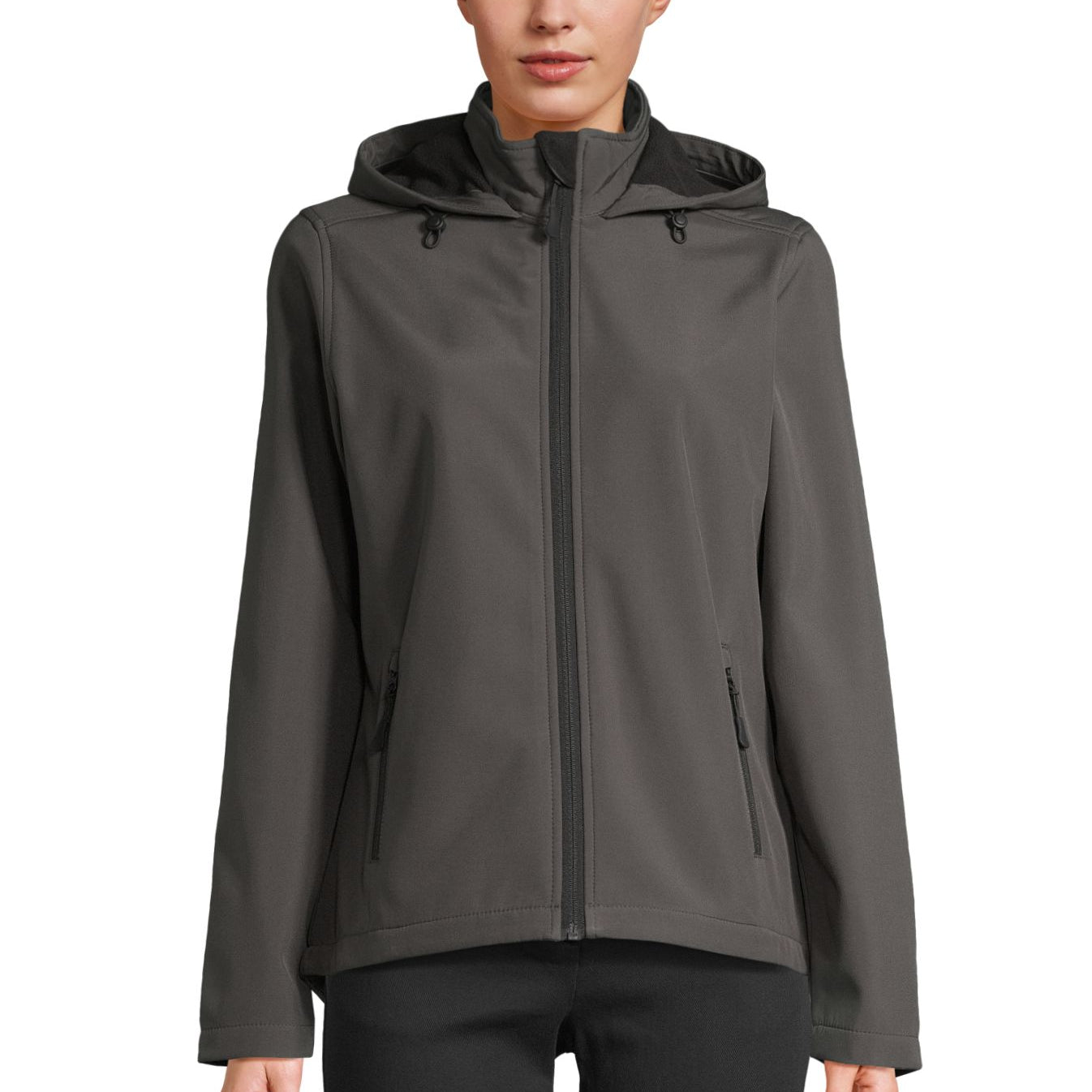 SOL'S RACE HOODED WOMEN - Antracita