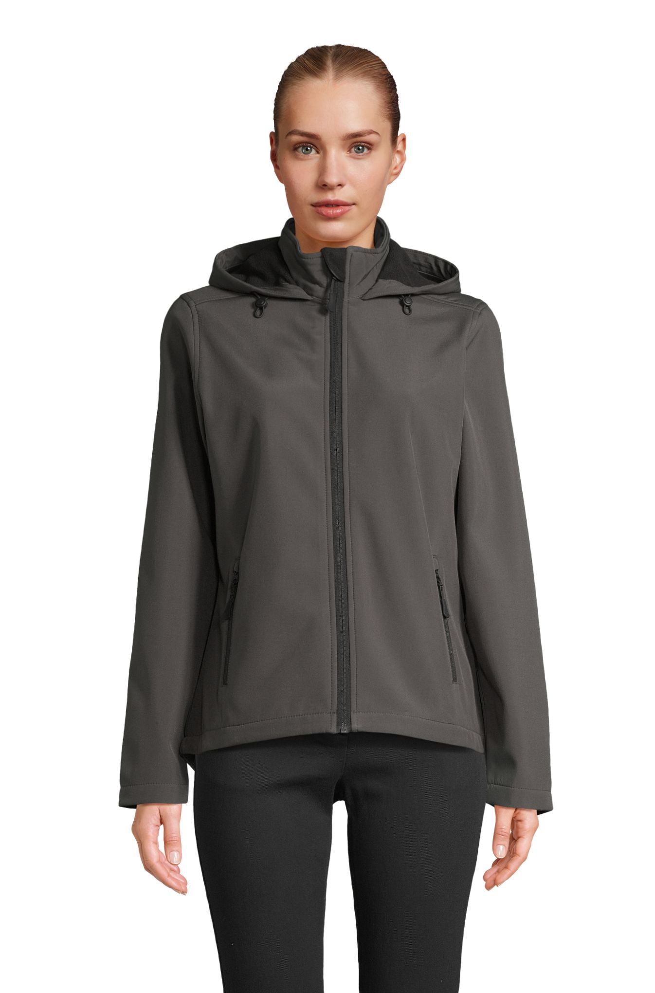 SOL'S RACE HOODED WOMEN - Antracita