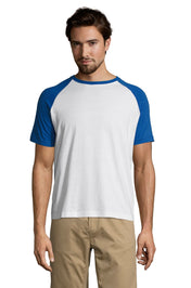 SOL'S FUNKY - Blanco / Azul royal